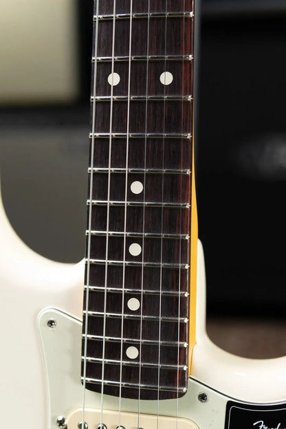 Fender American Professional Stratocaster HSS Electric Guitar - Olympic White with Hardshell Case