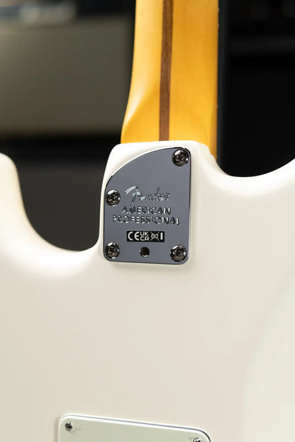 Fender American Professional Stratocaster HSS Electric Guitar - Olympic White with Hardshell Case