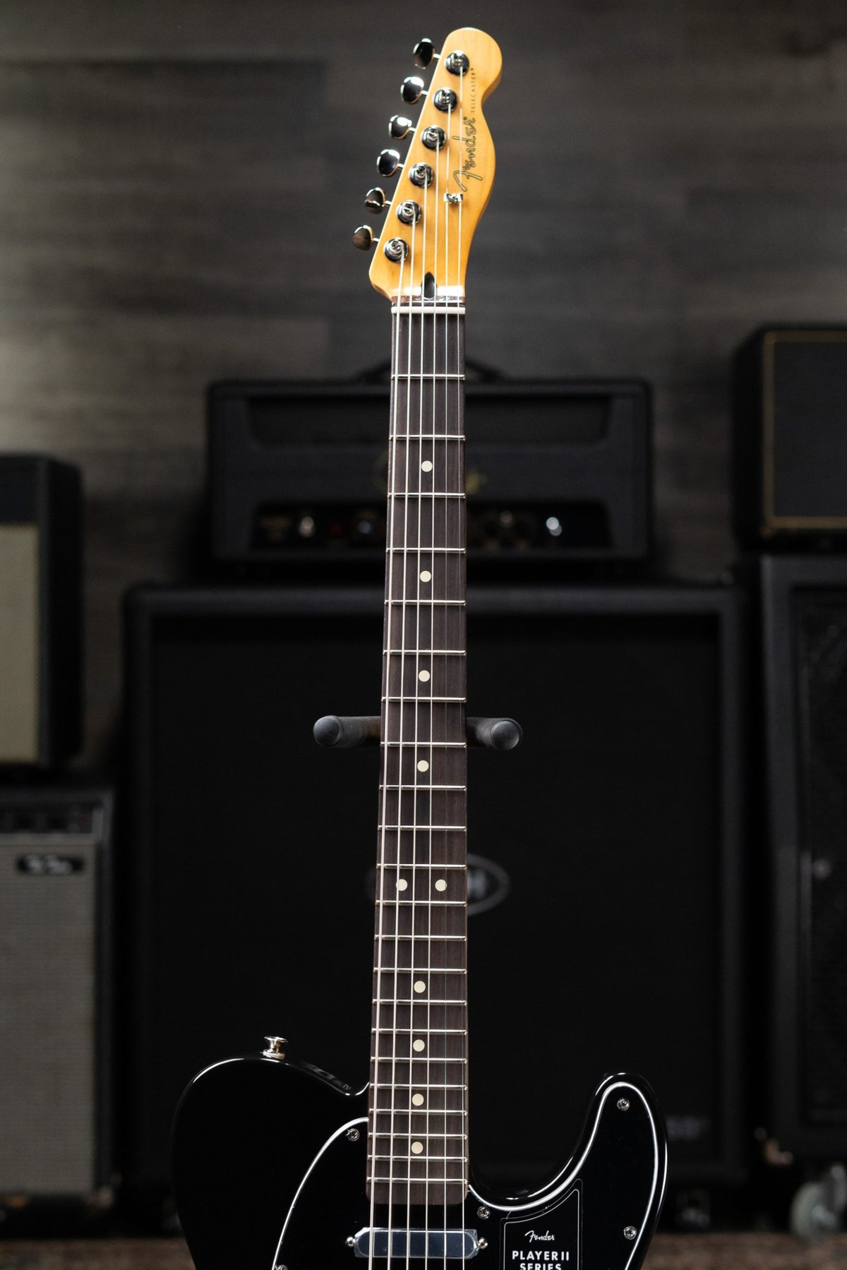 Fender 75th Anniversary Player II Baritone Telecaster Electric Guitar - Black