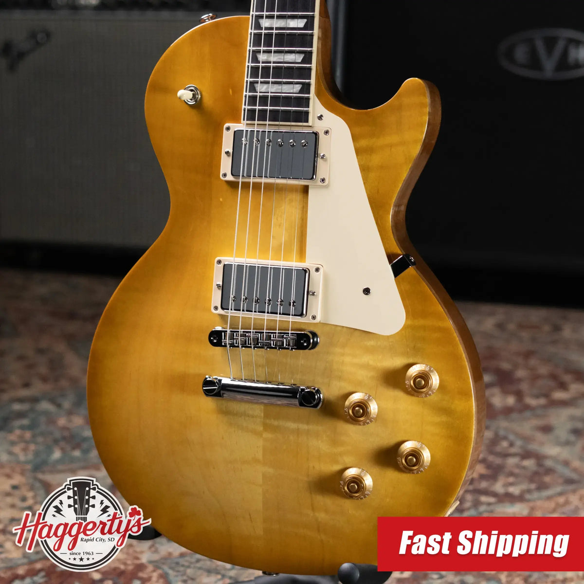 Gibson Les Paul Studio Session Electric Guitar - Honeyburst with Gig Bag
