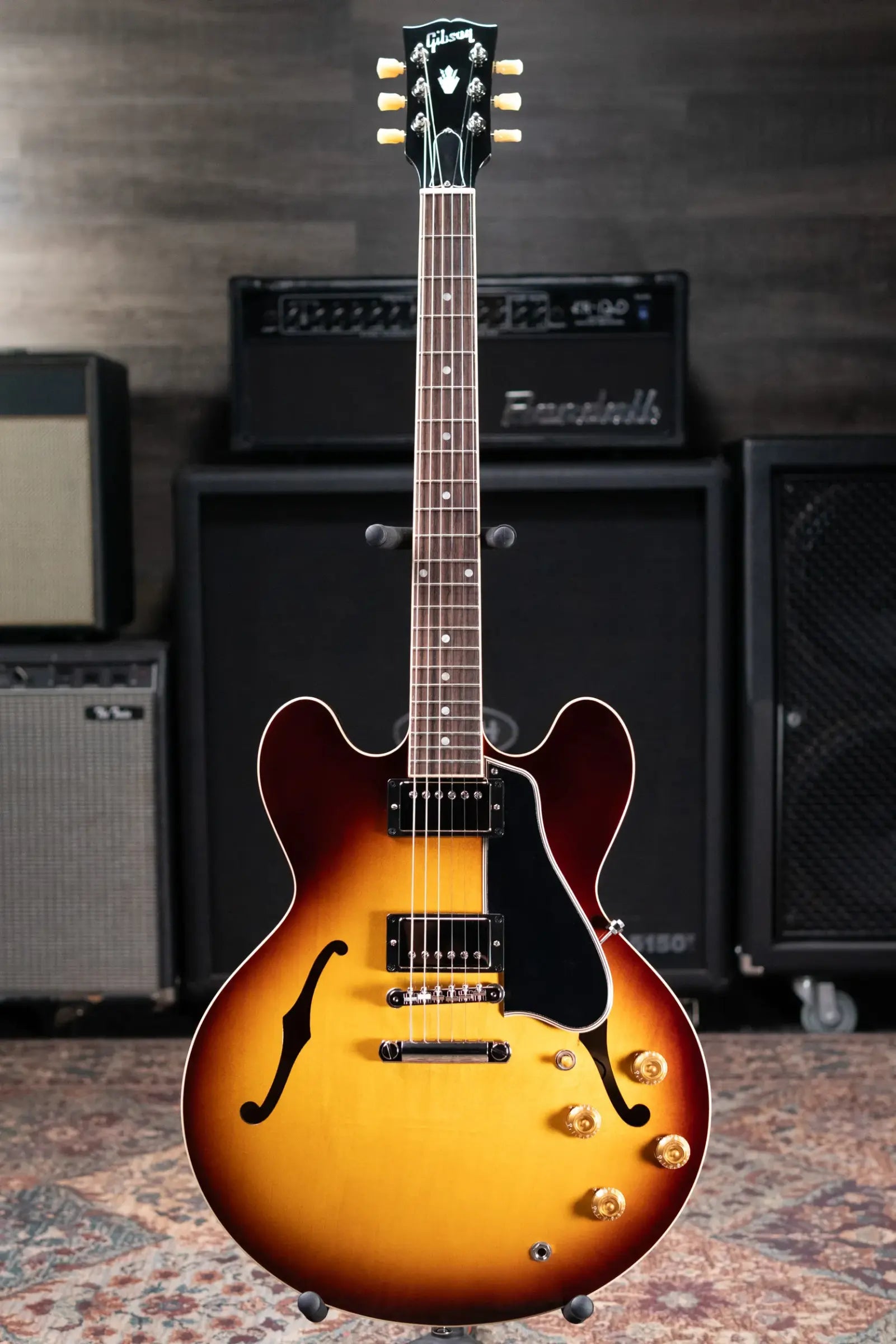 Gibson ES-335 50s Electric Guitar - Vintage Tobacco Burst with Hardshell Case