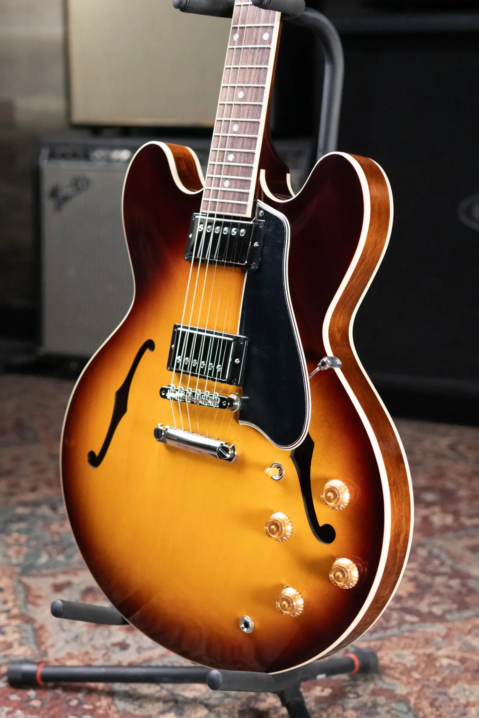 Gibson ES-335 50s Electric Guitar - Vintage Tobacco Burst with Hardshell Case
