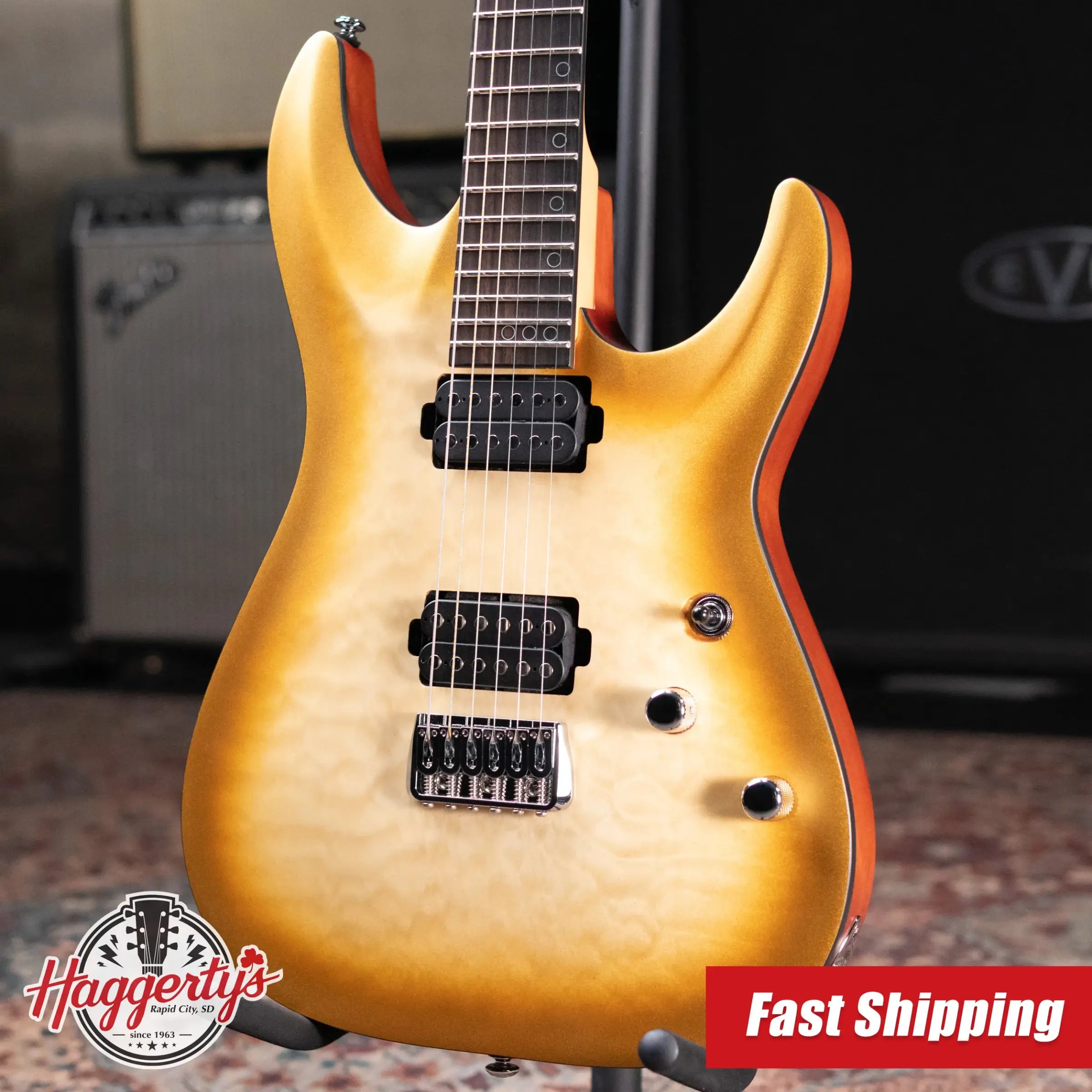Schecter Omen Extreme-II Electric Guitar - Gold Rush