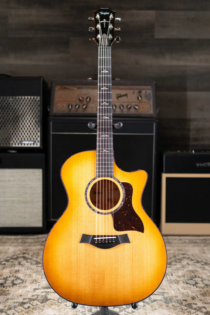 Taylor Next Generation 614ce Grand Auditorium Acoustic/Electric Guitar - Antique Blonde with Hardshell Case