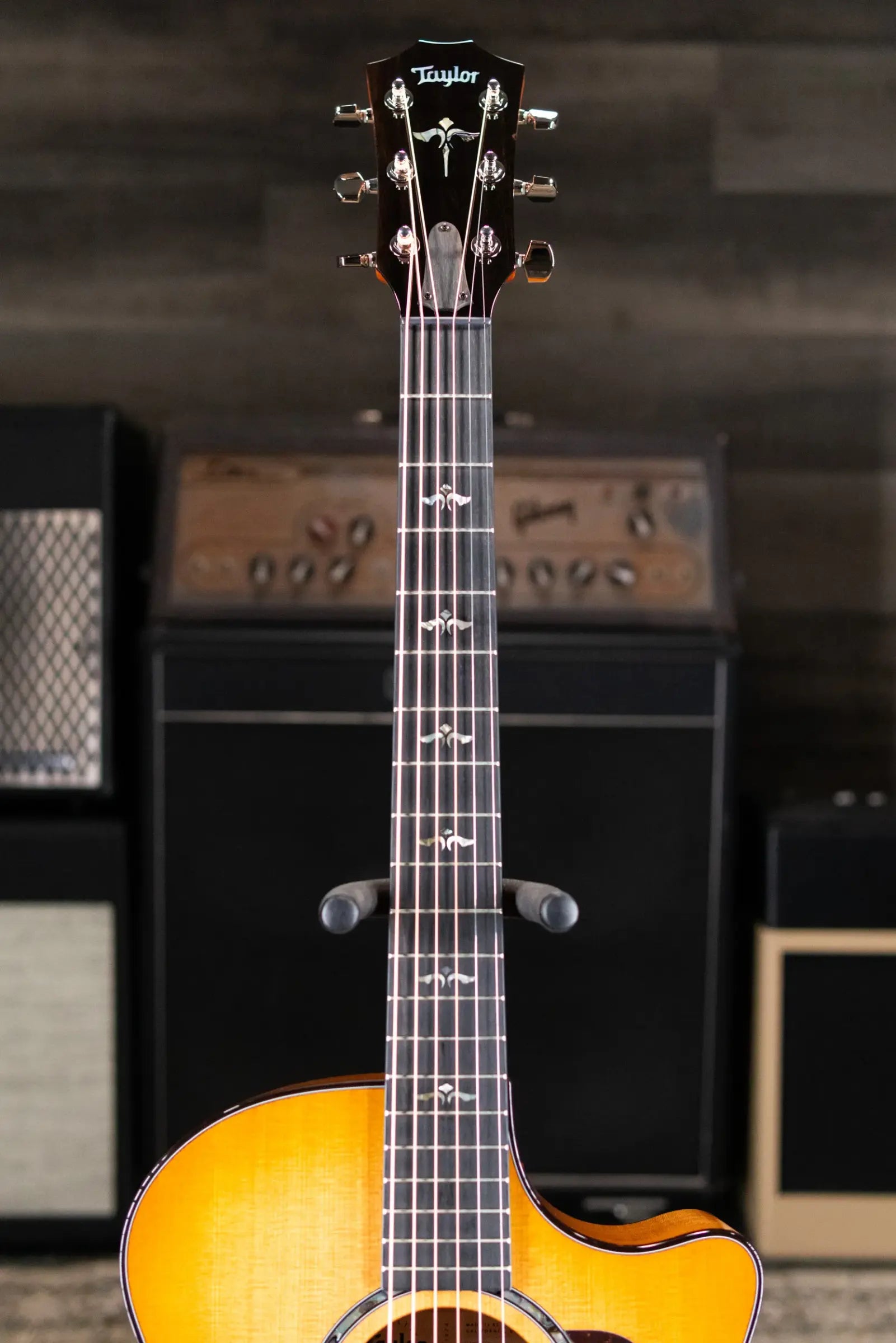 Taylor Next Generation 614ce Grand Auditorium Acoustic/Electric Guitar - Antique Blonde with Hardshell Case