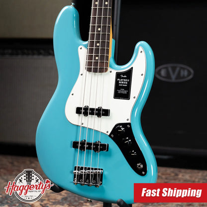 Fender Player II Jazz Bass - Aquatone Blue