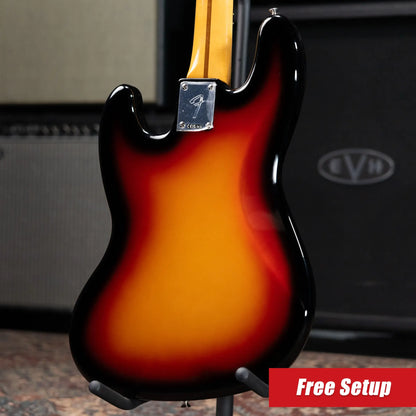 Fender Vintera III Early '70s Jazz Bass - 3-Color Sunburst with Gig Bag