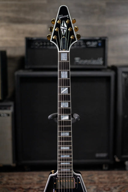 Gibson Custom Shop Flying V Custom Figured Electric Guitar - Cobra Burst with Hardshell Case