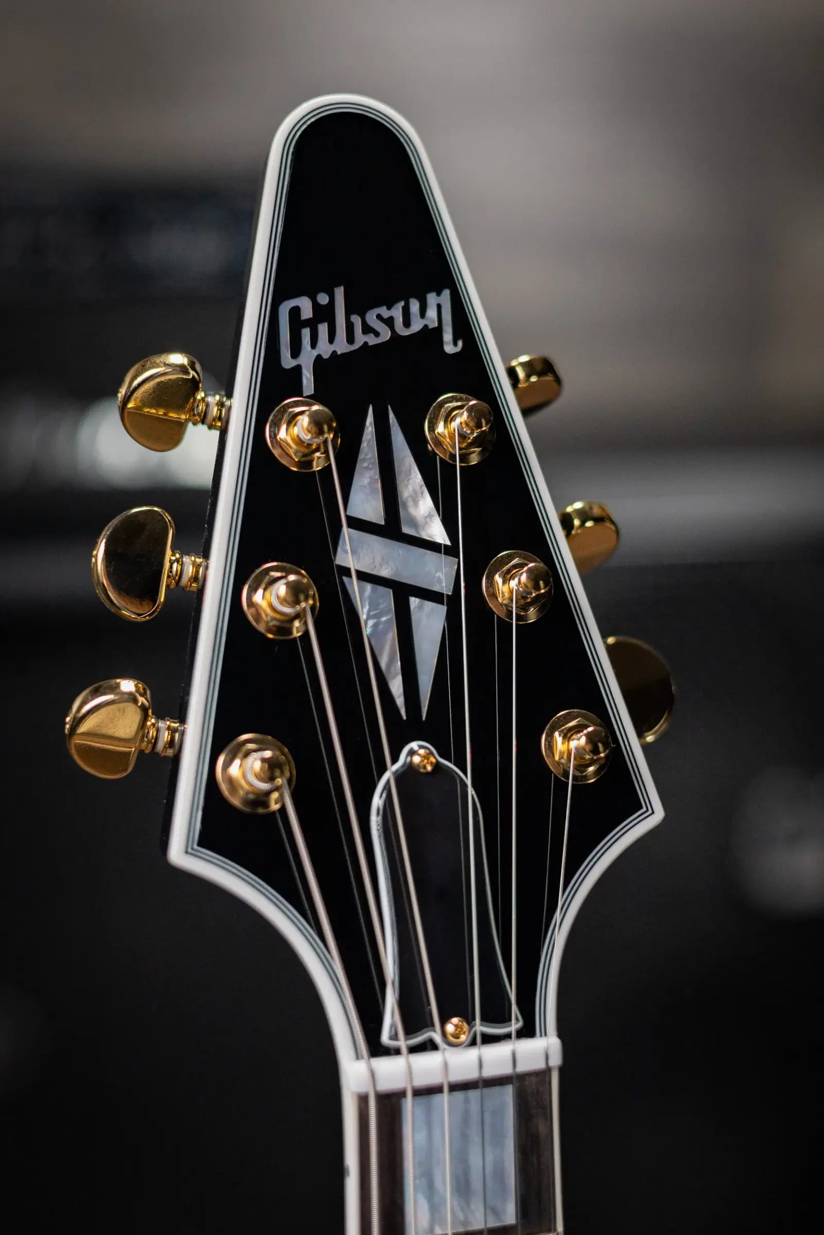Gibson Custom Shop Flying V Custom Figured Electric Guitar - Cobra Burst with Hardshell Case