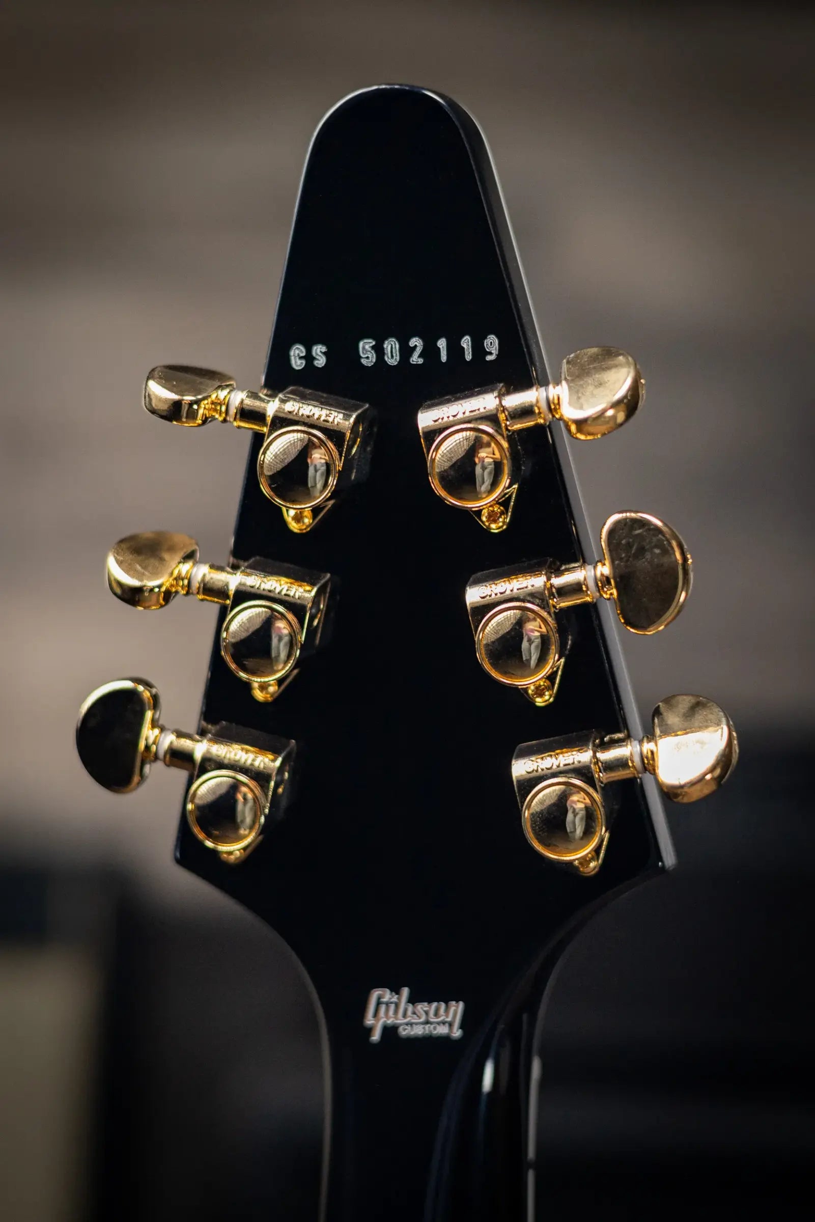 Gibson Custom Shop Flying V Custom Figured Electric Guitar - Cobra Burst with Hardshell Case