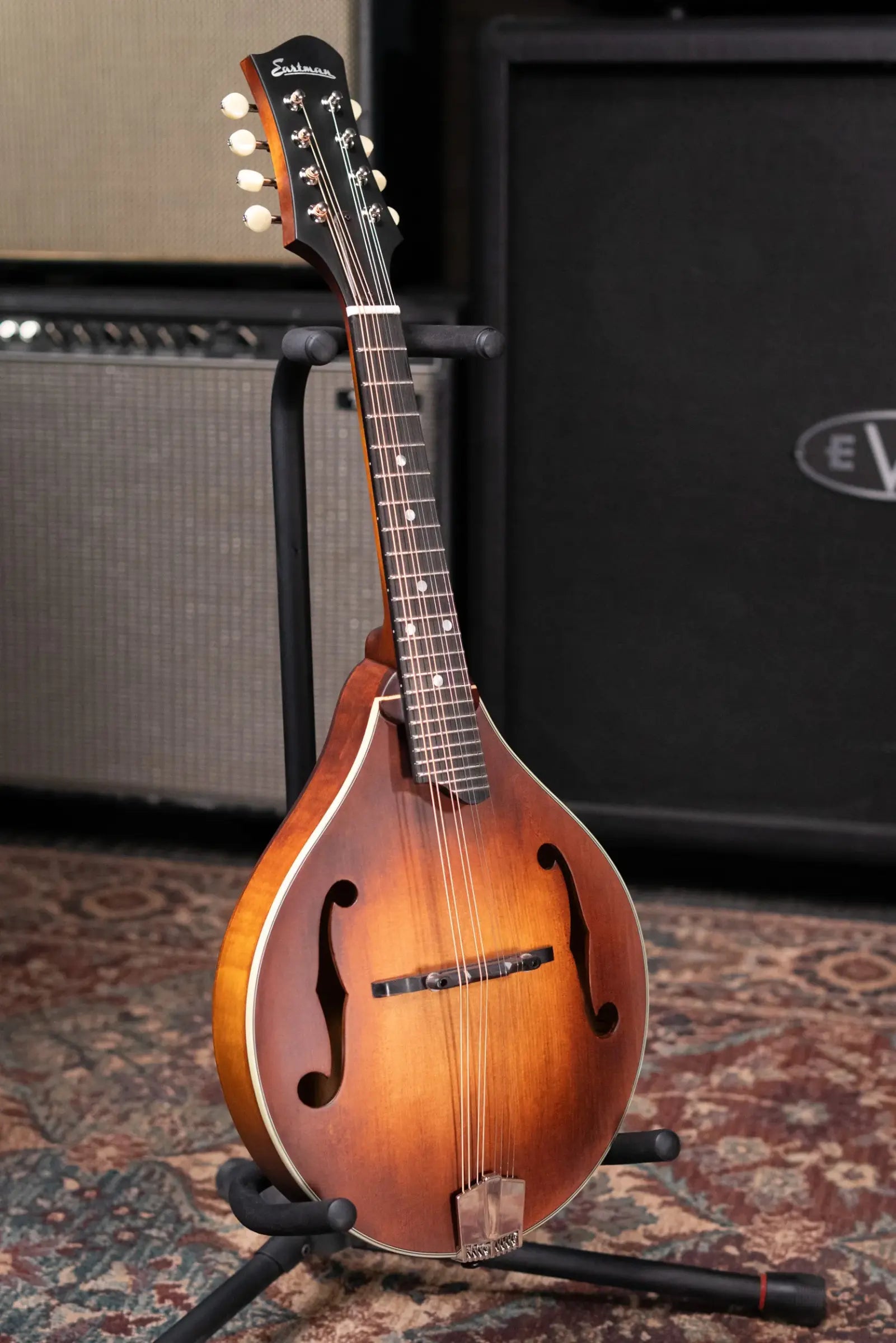 Eastman MD305 A-Style Mandolin - Amberburst with Gig Bag