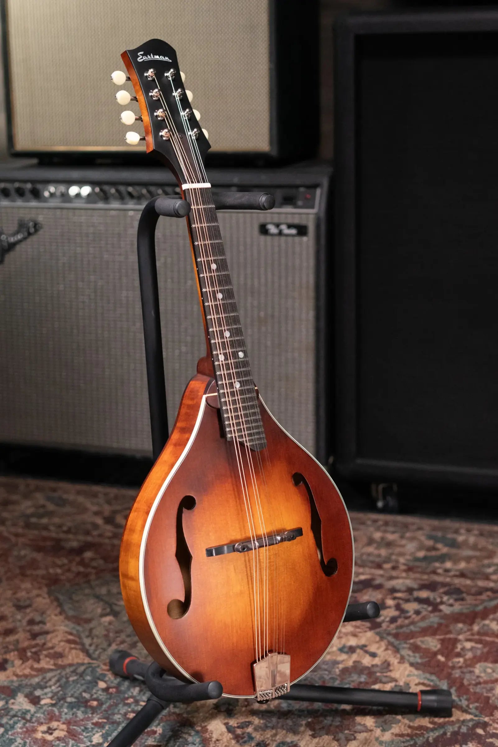 Eastman MD305 A-Style Mandolin - Amberburst with Gig Bag
