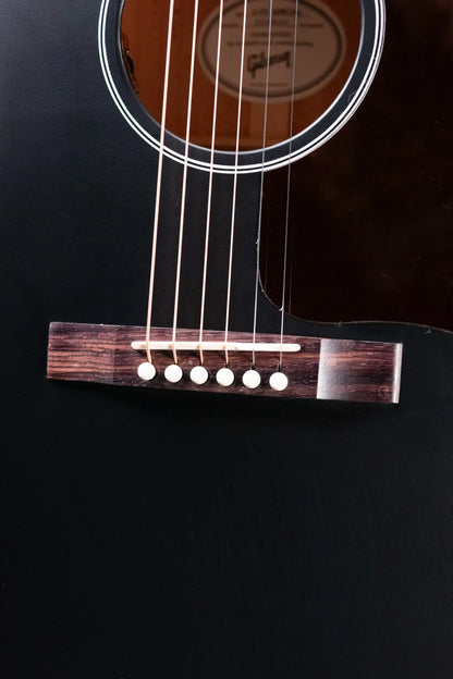 Gibson L-00 Special Parlor Acoustic/Electric Guitar - Ebony Satin with Gig Bag