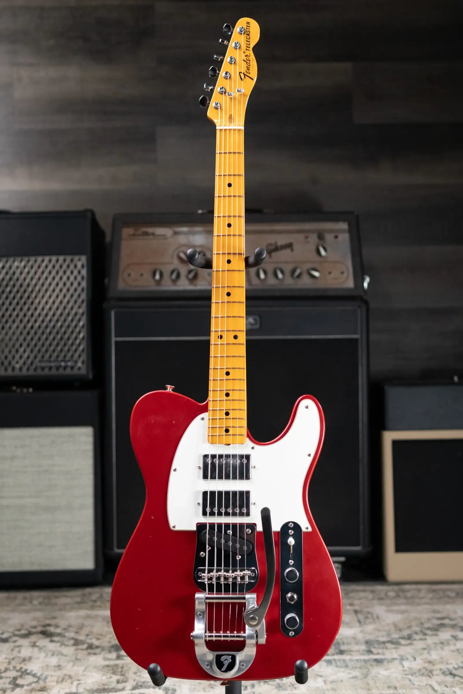 Fender Stories Collection Mike Campbell Red Dog Telecaster Electric Guitar - Red Dog Red with Hardshell Case - Used