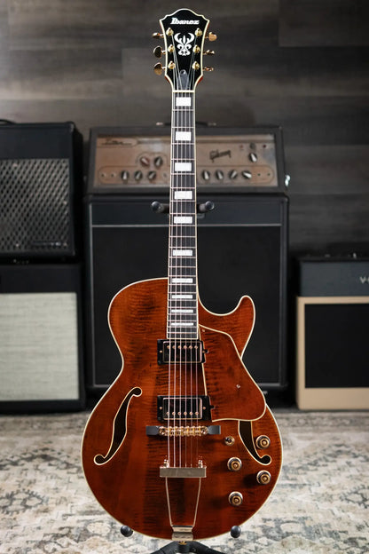 Ibanez AG95MGDA Artcore Expressionist Hollowbody Electric Guitar - Dark Amber