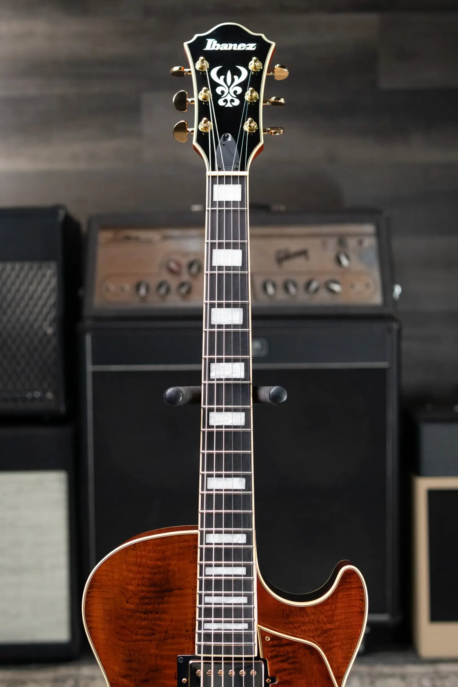 Ibanez AG95MGDA Artcore Expressionist Hollowbody Electric Guitar - Dark Amber