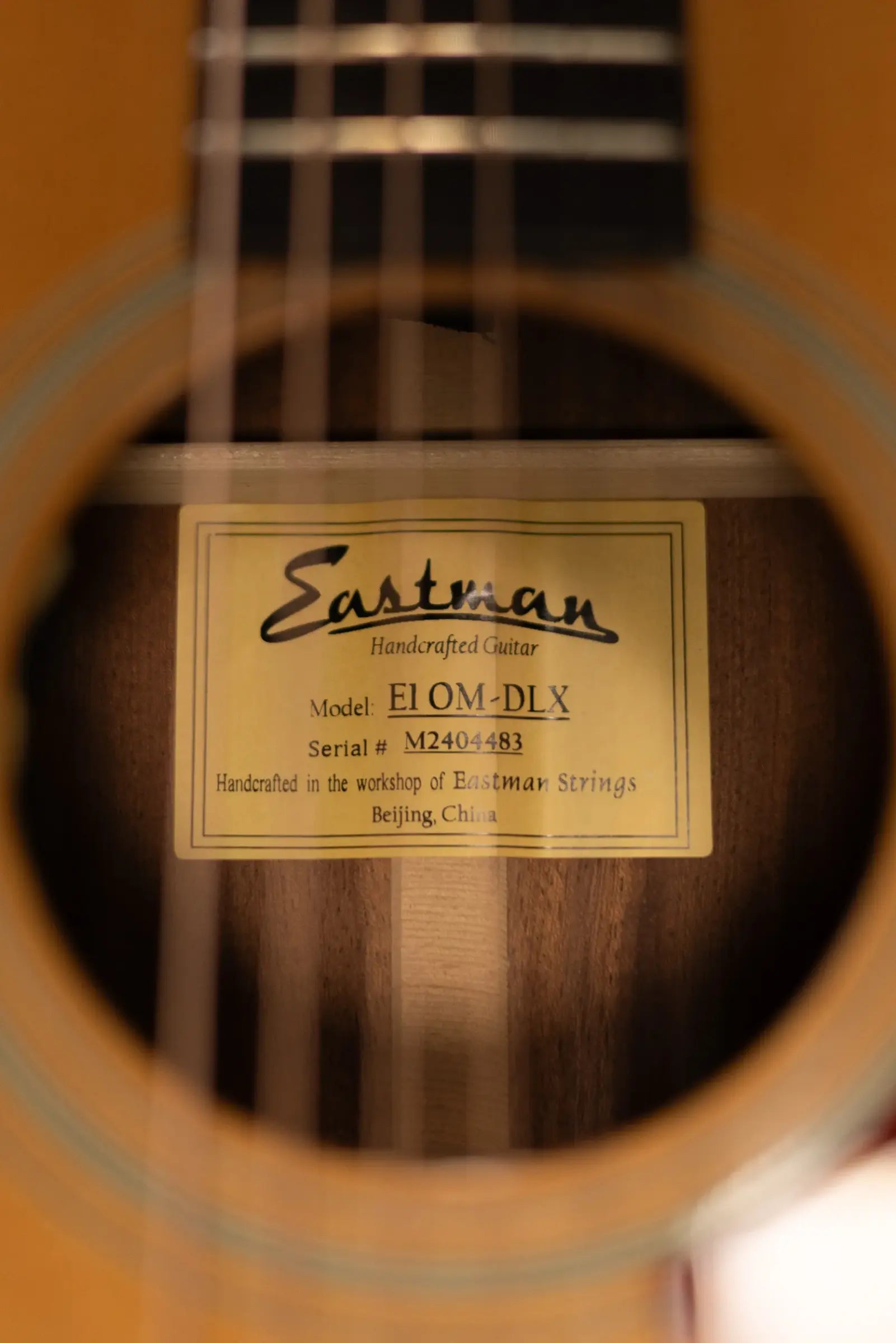 Eastman E1OM-DLX Acoustic/Electric Guitar