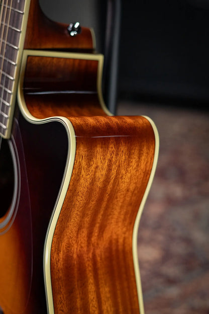 Yamaha FGC-TA Transacoustic Cutaway Acoustic/Electric Guitar - Brown Sunburst