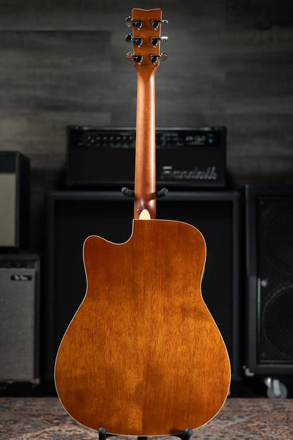 Yamaha FGC-TA Transacoustic Cutaway Acoustic/Electric Guitar - Vintage Tint