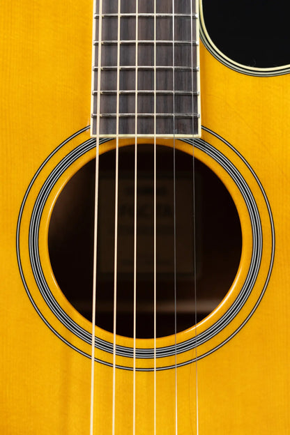 Yamaha FGC-TA Transacoustic Cutaway Acoustic/Electric Guitar - Vintage Tint