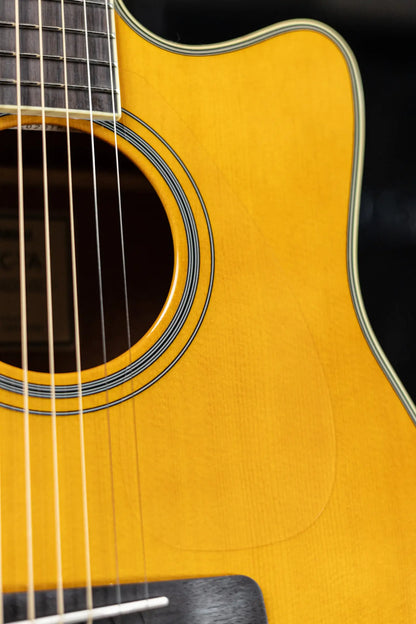 Yamaha FGC-TA Transacoustic Cutaway Acoustic/Electric Guitar - Vintage Tint