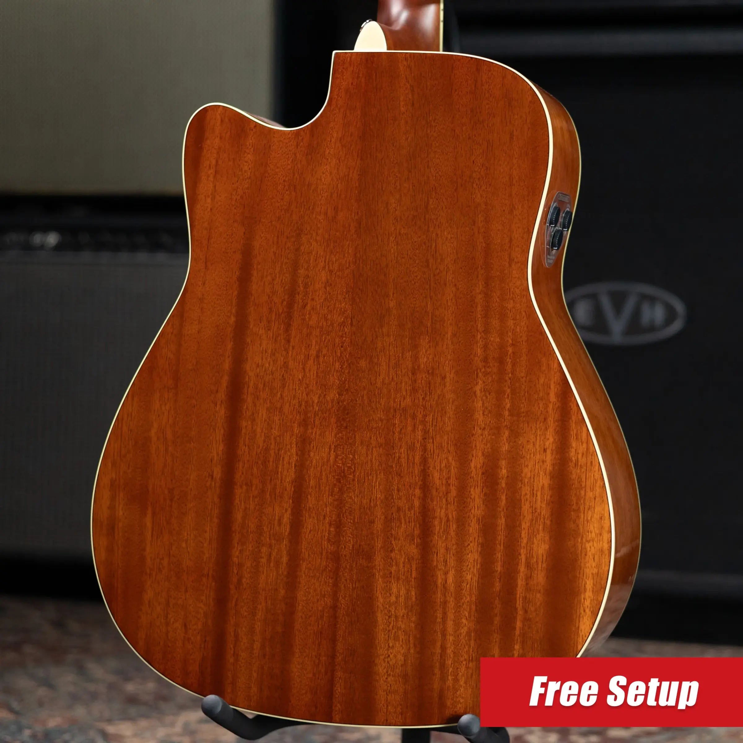 Yamaha FGC-TA Transacoustic Cutaway Acoustic/Electric Guitar - Vintage Tint