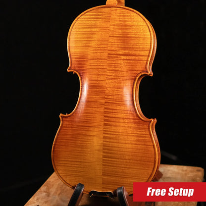 Scott Cao STV-750E Scarampella 1890 Stefans Scar 2-Piece Back Violin - 4/4