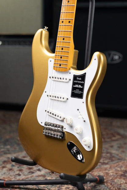 Fender Vintera III Late '50s Stratocaster Electric Guitar - Aztec Gold with Gig Bag