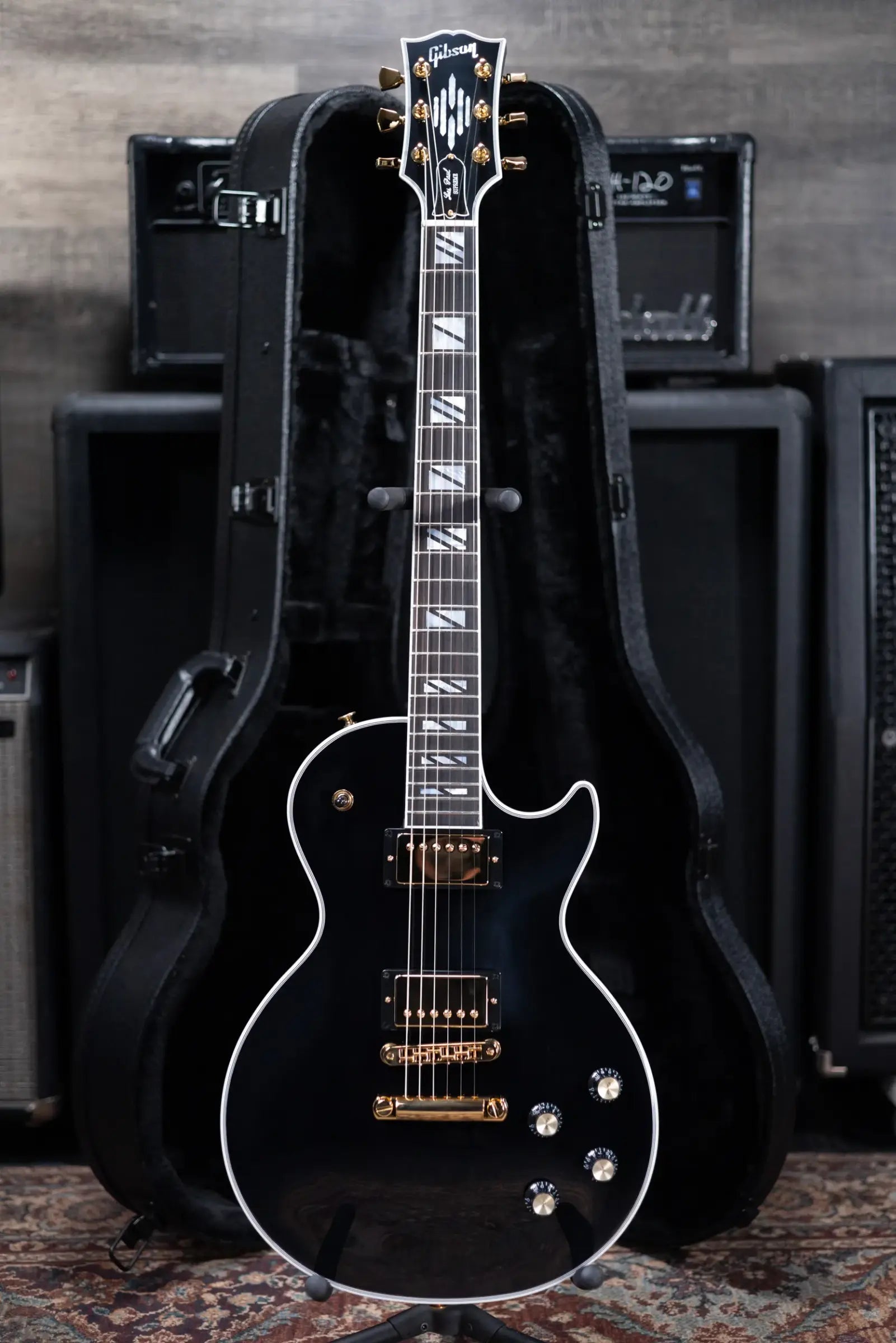 Gibson Les Paul Modern Supreme Electric Guitar - Ebony with Hardshell Case