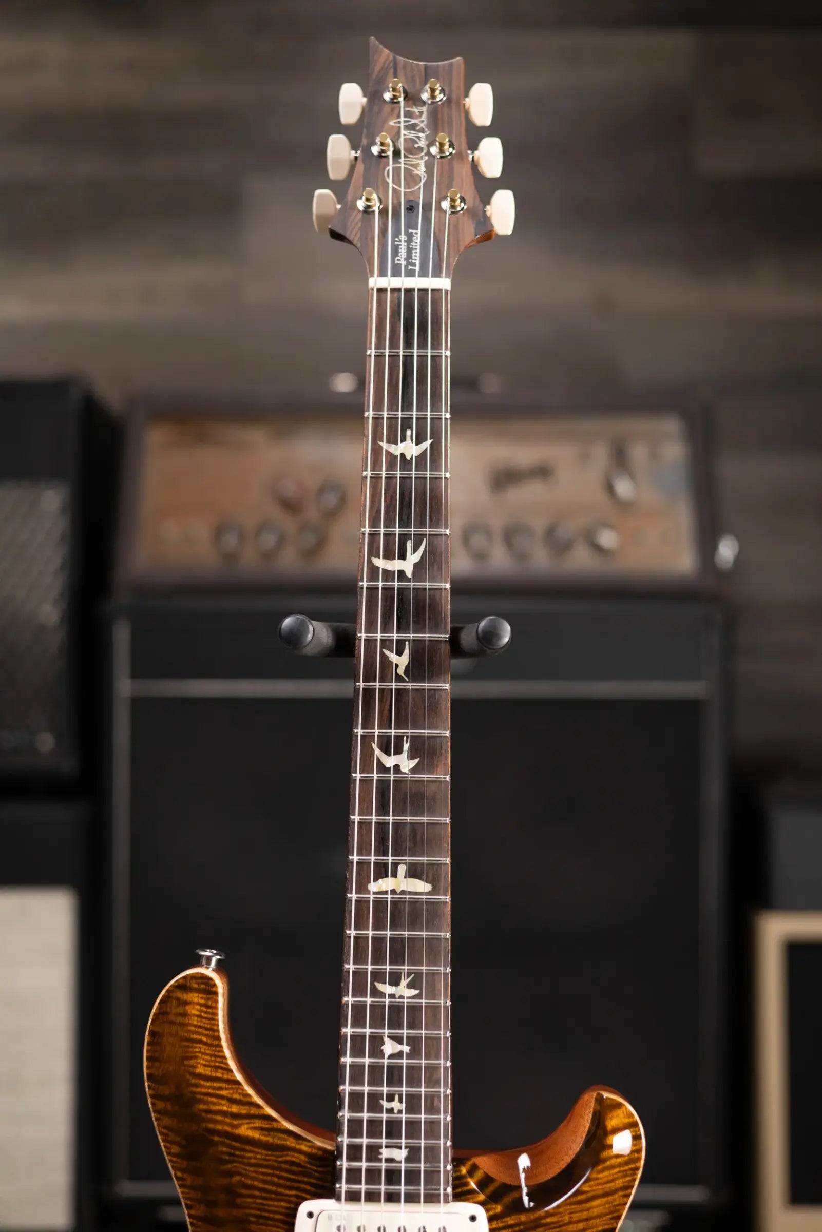 PRS Limited Edition Flame Mango Top Paul's Guitar - Tiger Eye with Hardshell Case