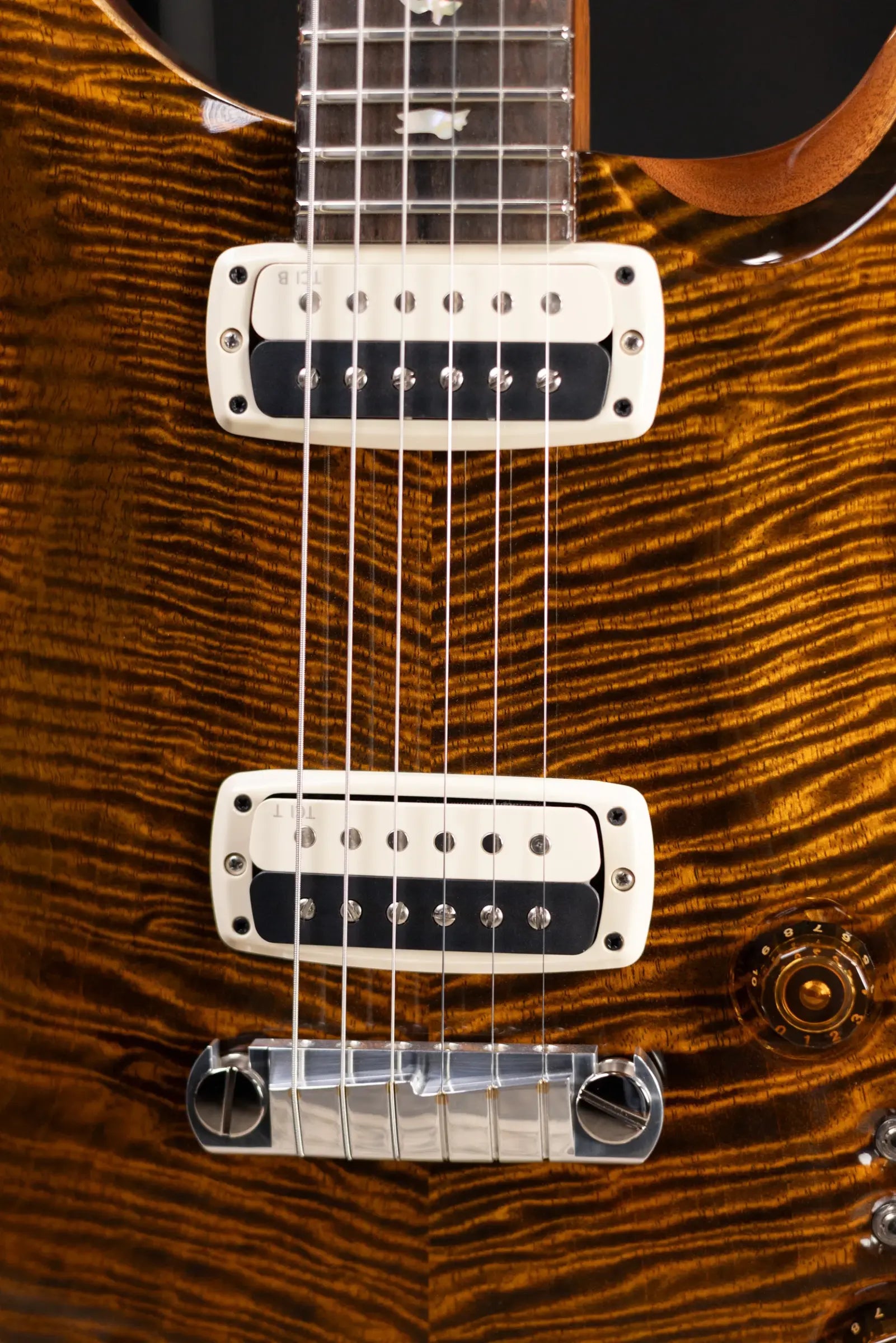 PRS Limited Edition Flame Mango Top Paul's Guitar - Tiger Eye with Hardshell Case