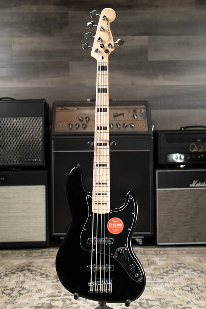 Squier Affinity Series Active Jazz Bass V - Black Metallic