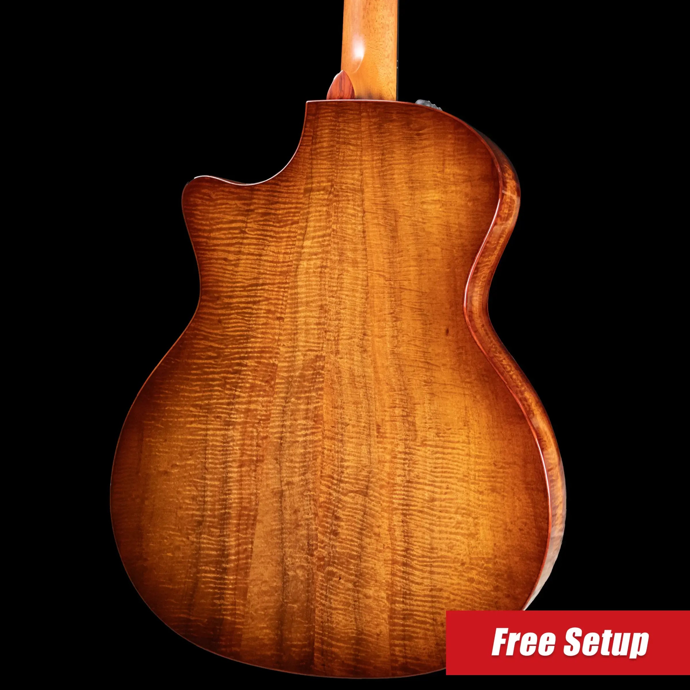 Taylor Custom #12343 Grand Auditorium Acoustic/Electric Guitar - Master Grade Koa with Hardshell Case