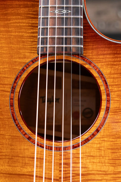 Taylor Custom #12343 Grand Auditorium Acoustic/Electric Guitar - Master Grade Koa with Hardshell Case