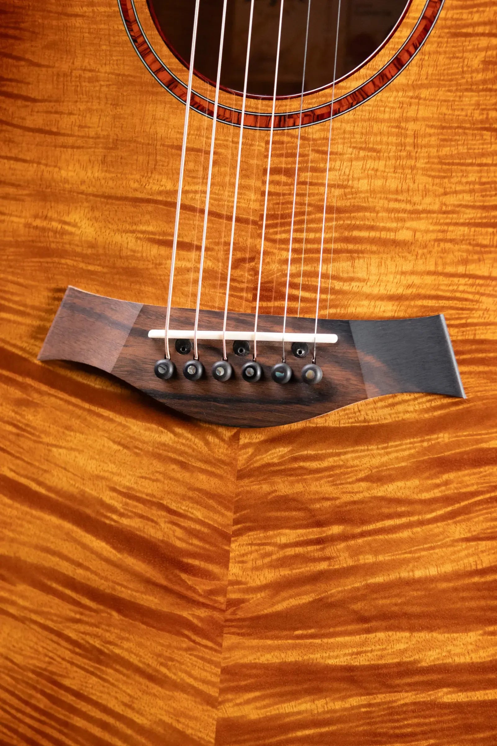 Taylor Custom #12343 Grand Auditorium Acoustic/Electric Guitar - Master Grade Koa with Hardshell Case