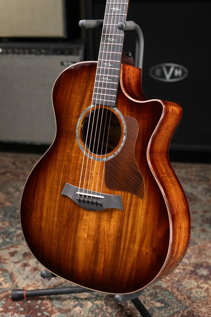 Taylor Next Generation K24ce Special Edition Grand Auditorium Acoustic/Electric Guitar - Shaded Edgeburst with Hardshell Case