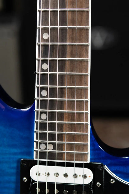 Gibson Victory Figured Electric Guitar - Cobalt Burst with Hardshell Case