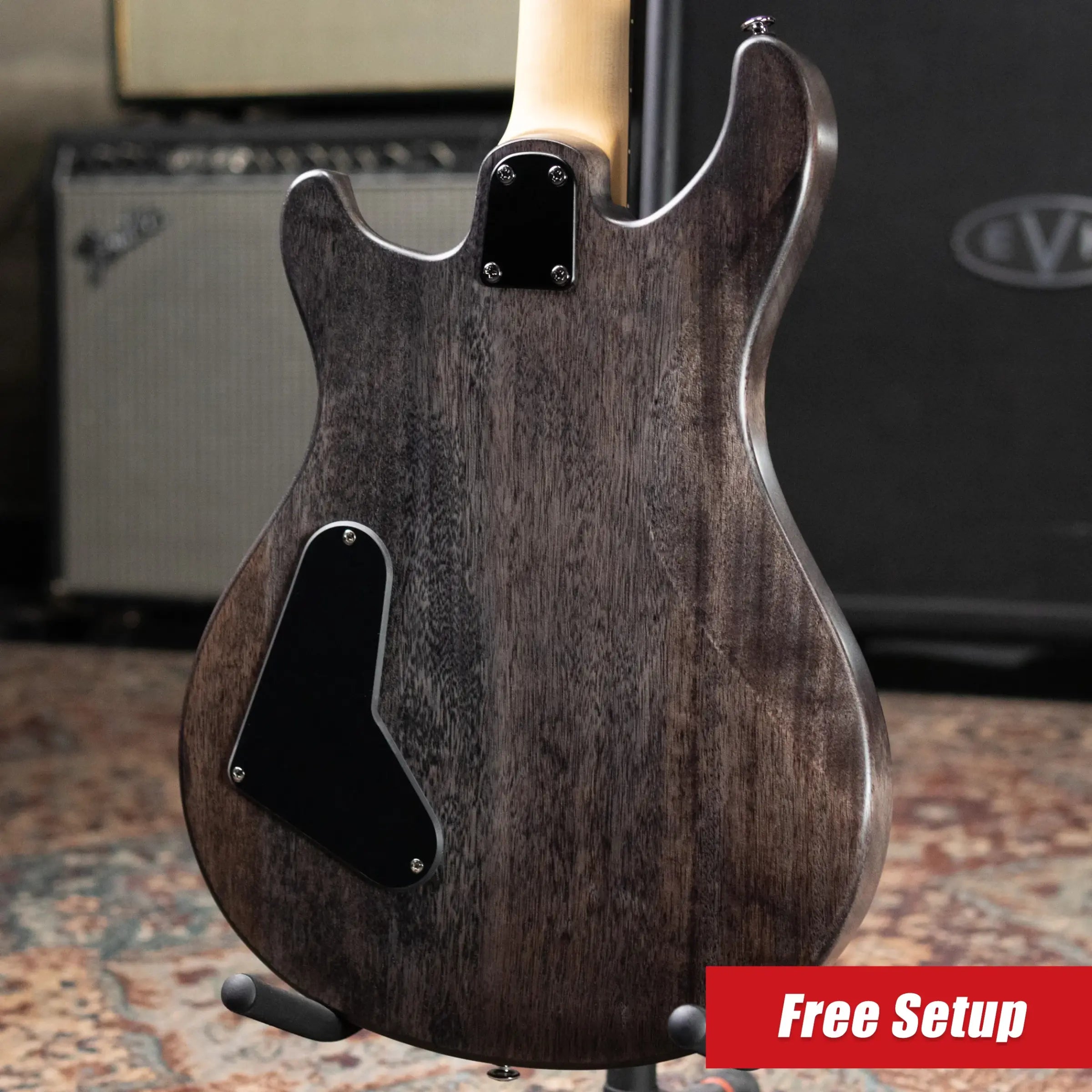 PRS SE CE 24 Standard Stoptail Satin Electric Guitar - Charcoal with Gig Bag