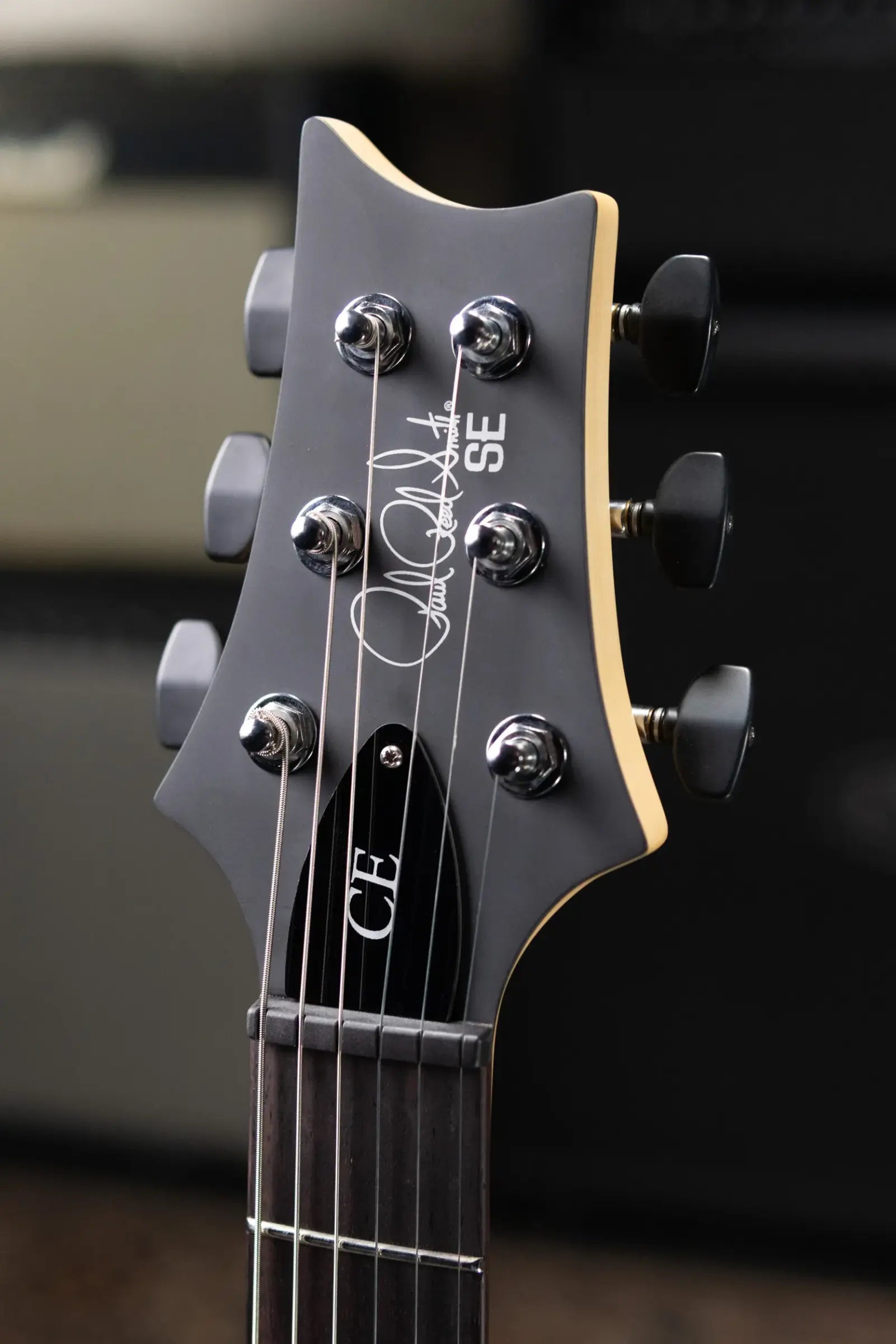 PRS SE CE 24 Standard Stoptail Satin Electric Guitar - Charcoal with Gig Bag