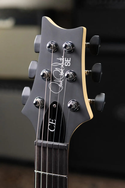 PRS SE CE 24 Standard Stoptail Satin Electric Guitar - Charcoal with Gig Bag