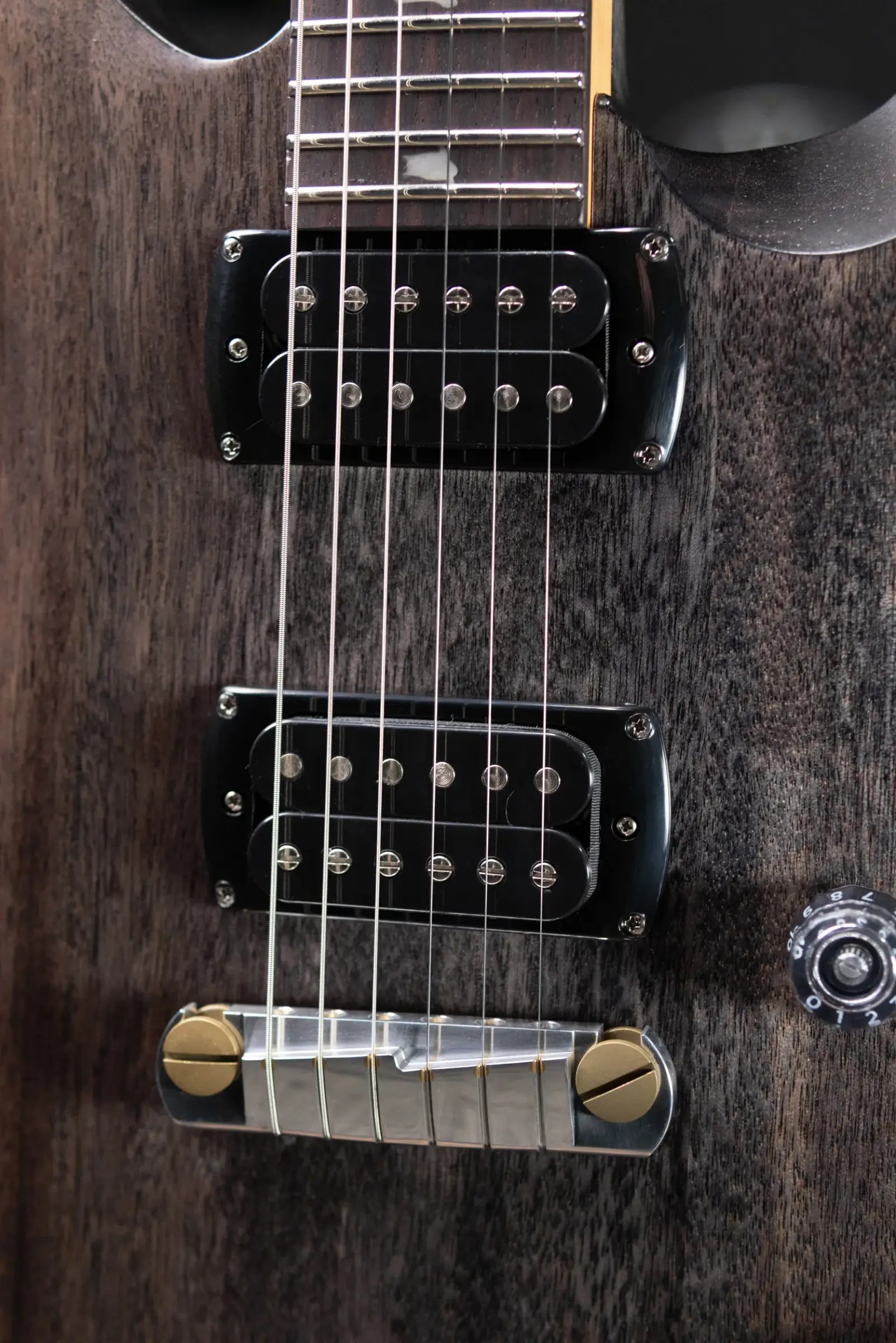 PRS SE CE 24 Standard Stoptail Satin Electric Guitar - Charcoal with Gig Bag