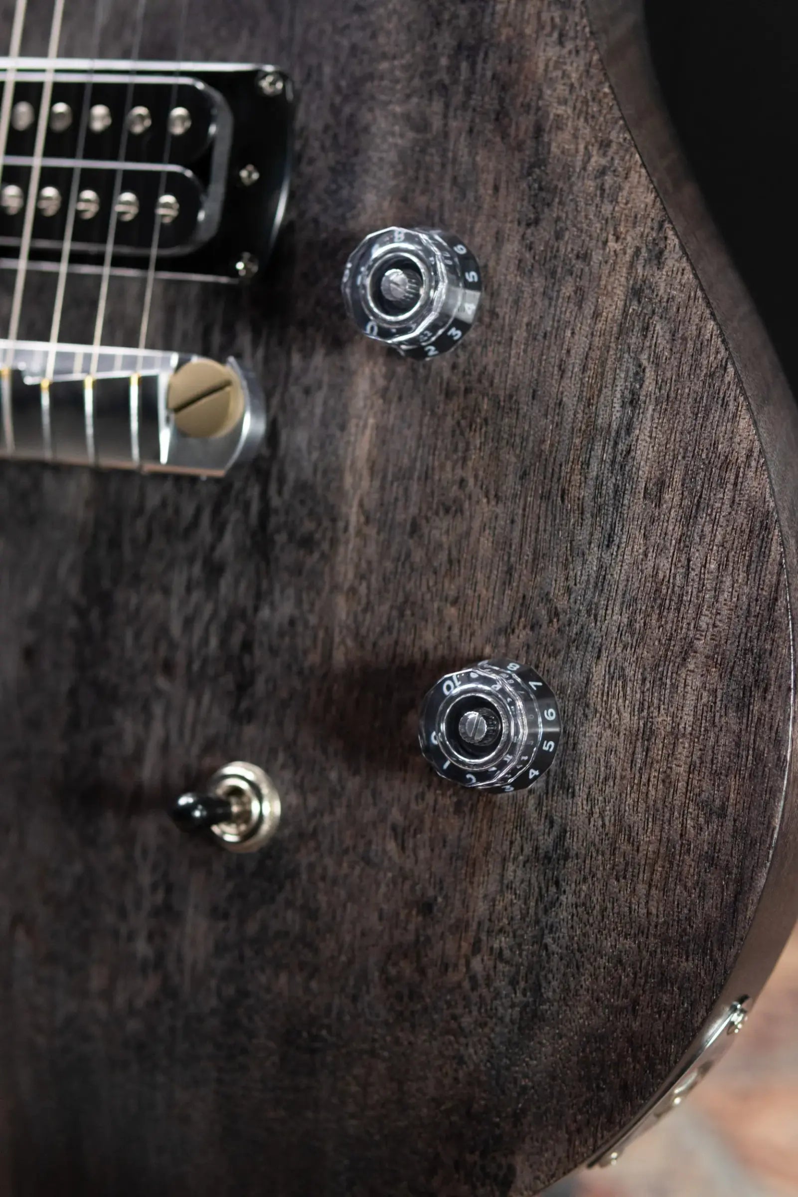 PRS SE CE 24 Standard Stoptail Satin Electric Guitar - Charcoal with Gig Bag