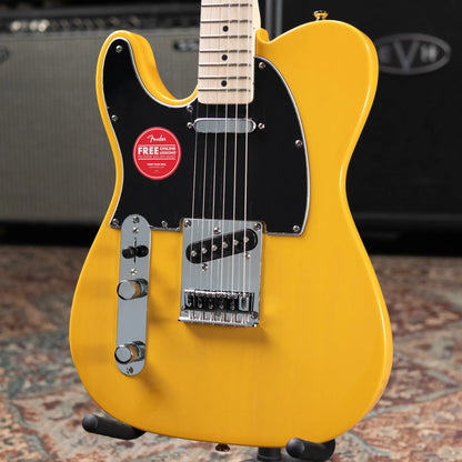 Squier Affinity Series Left-Hand Telecaster Electric Guitar - Butterscotch Blonde