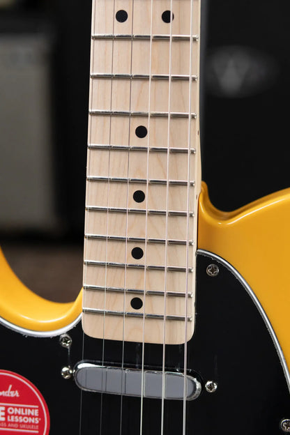 Squier Affinity Series Left-Hand Telecaster Electric Guitar - Butterscotch Blonde