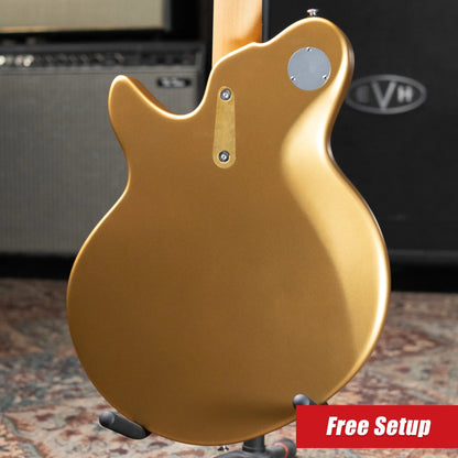 Eastman Guitars FullerTone Offset '62 Electric Guitar - Gold with Gig Bag