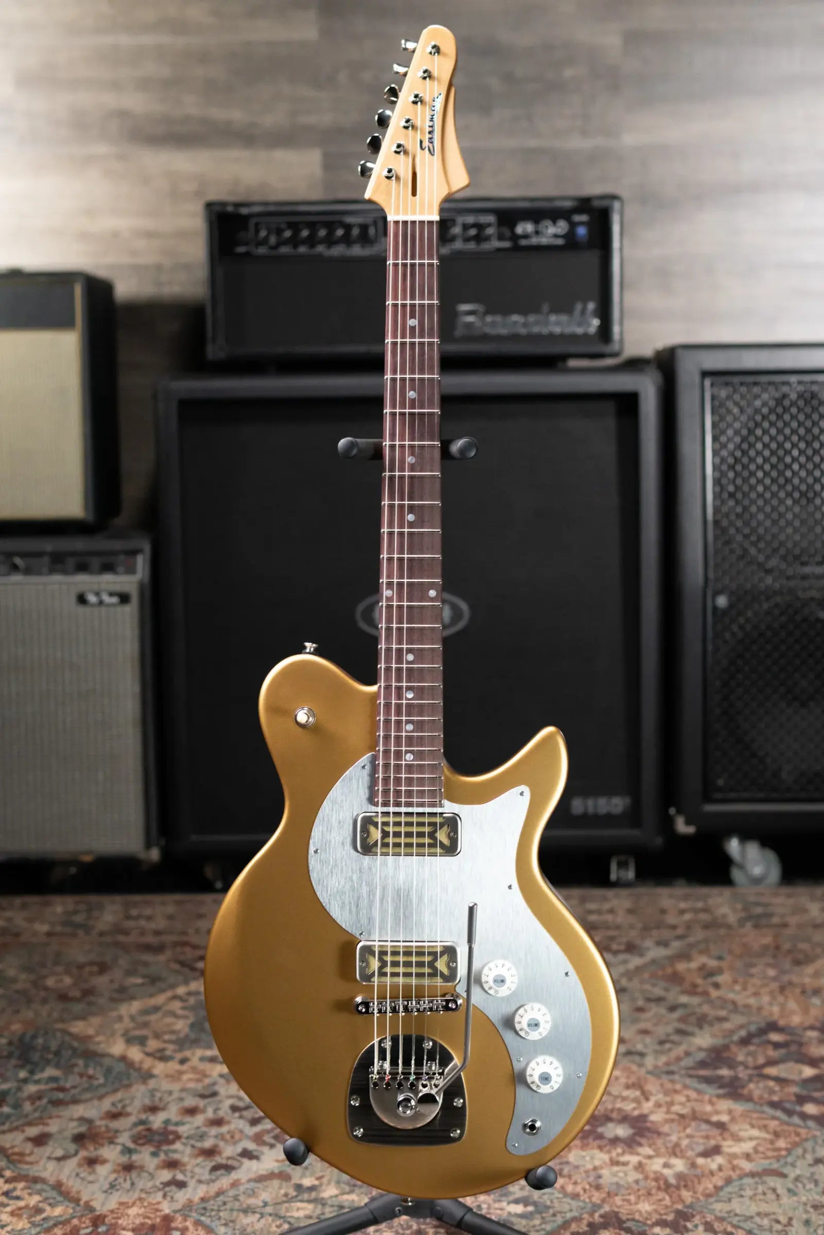 Eastman Guitars FullerTone Offset '62 Electric Guitar - Gold with Gig Bag