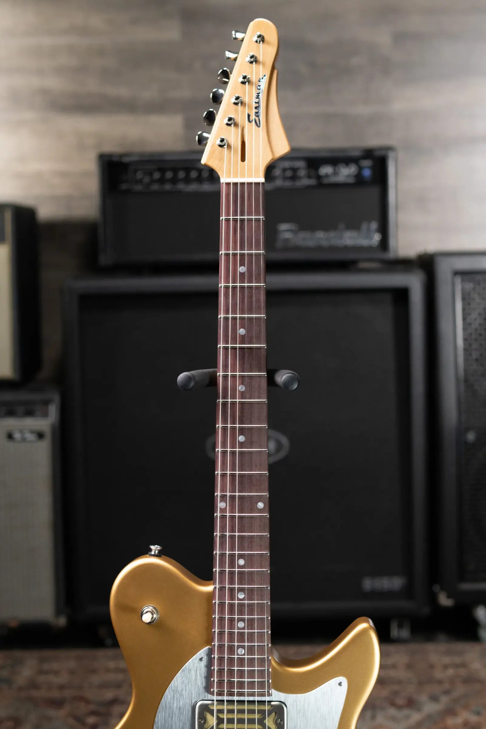 Eastman Guitars FullerTone Offset '62 Electric Guitar - Gold with Gig Bag