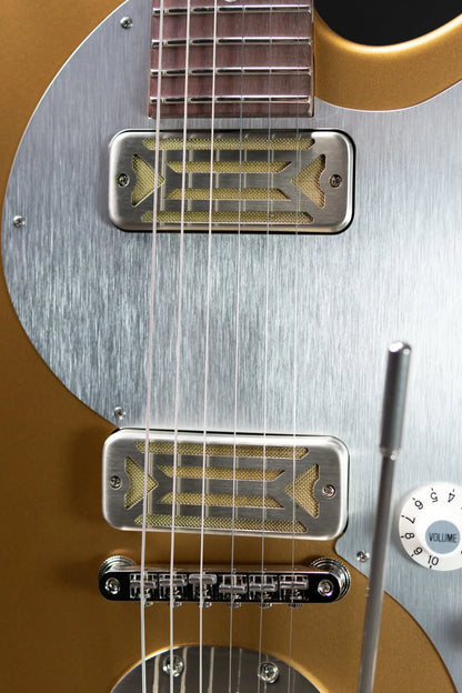 Eastman Guitars FullerTone Offset '62 Electric Guitar - Gold with Gig Bag