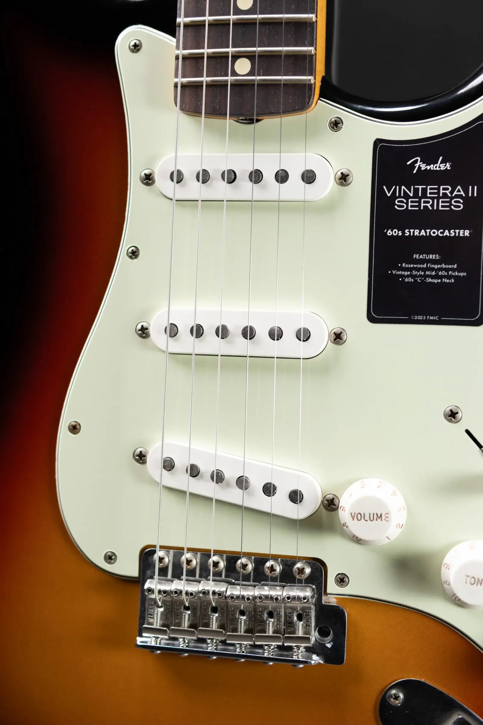 Fender Dealer Exclusive Vintera Road Worn '60s Stratocaster, Rosewood Fingerboard Electric Guitar - 3-Color Sunburst with Hardshell Case