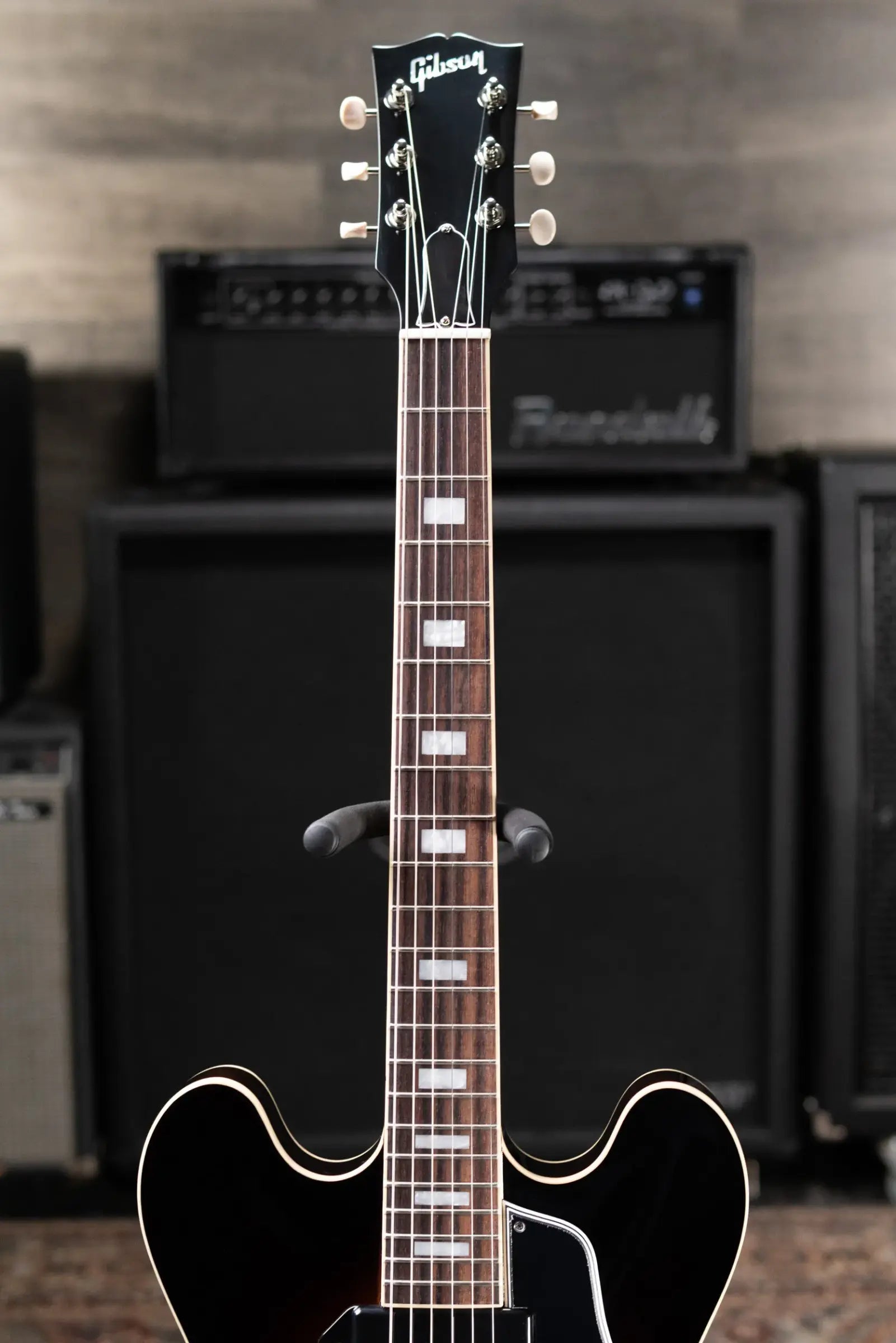 Gibson ES-330 Hollow Body Electric Guitar - Tobacco Burst with Hardshell Case